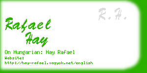 rafael hay business card